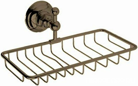 Полочка настенная (решетка) металлическая 24х19см (цв.Tuscan brass темная бронза),  ZZ Nicolazzi Classica 1493 TB