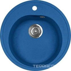 Мойка кухонная AquaGranitEx M-08 синяя| 50x50x18