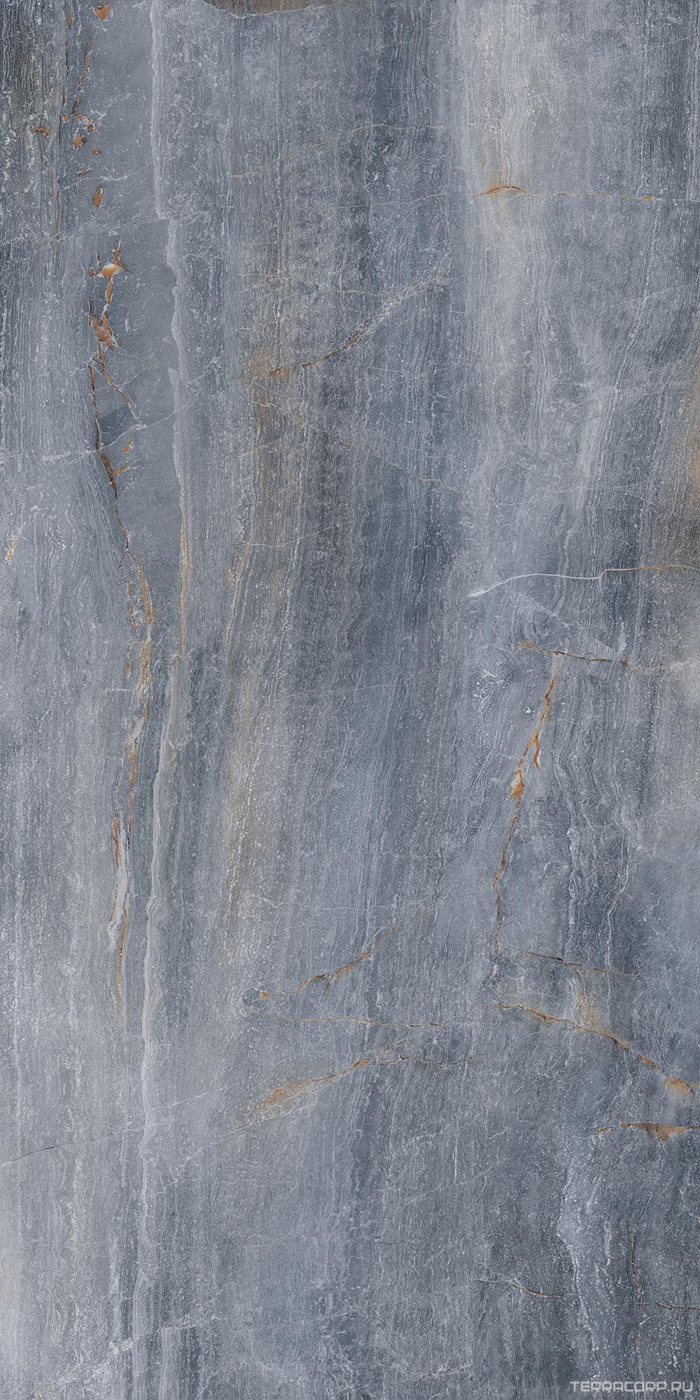 Керамогранит Serenissima Fossil Piombo LUX 60x120 Коричневый, фото 3