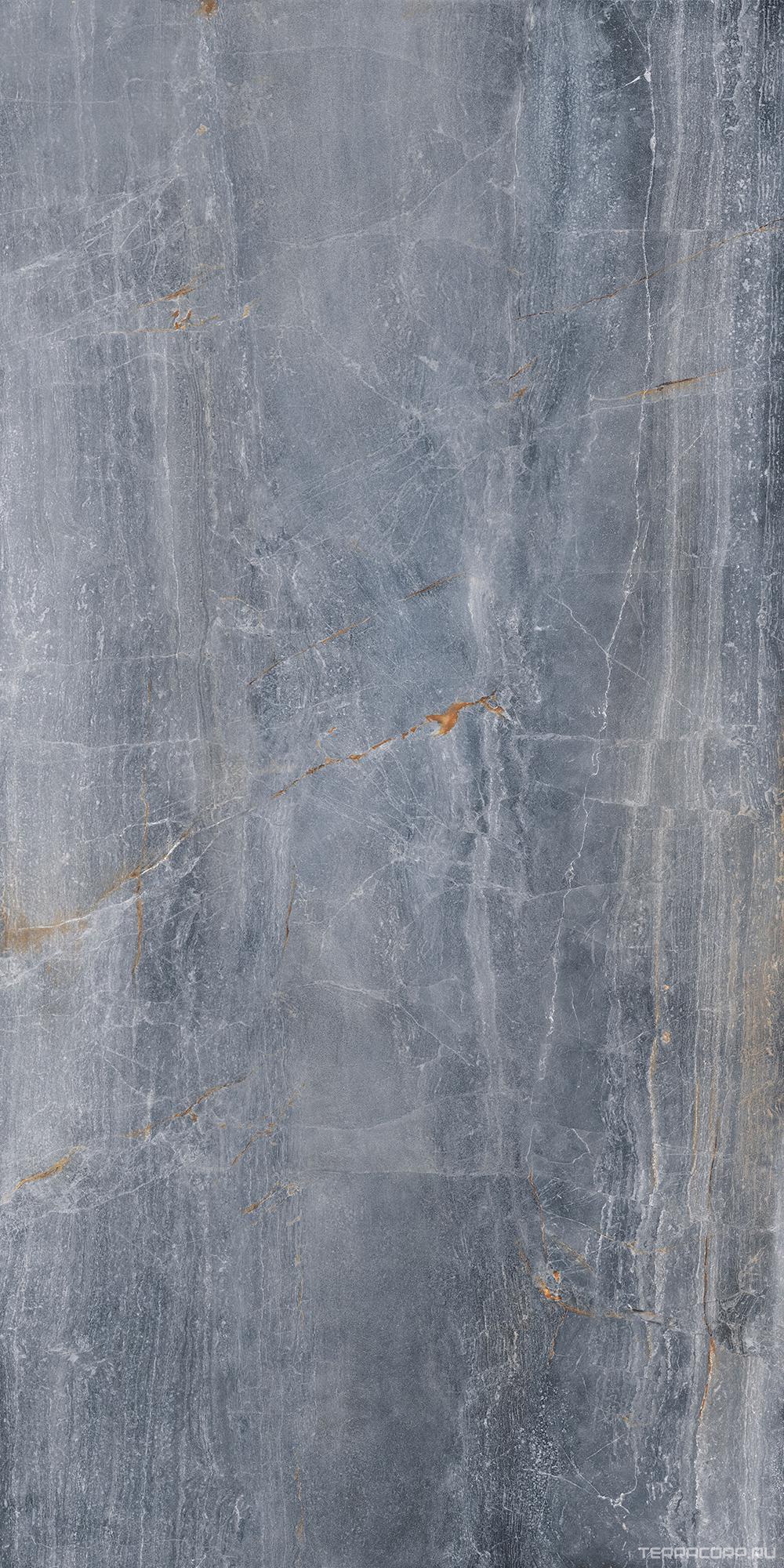 Керамогранит Serenissima Fossil Piombo LUX 60x120 Коричневый, фото 4