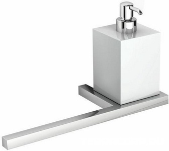 Дозатор и полотенцедержатель настенный, (цв.хром, керамика),  ZZ IBB Xoni XO 91 CRO