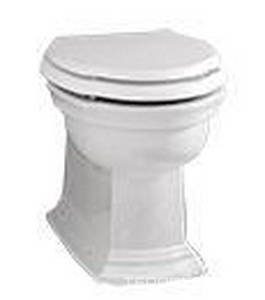 Унитаз напольный пристенный 36,5х54хh40см, без сиденья, для встр. в стену бачка, крепл. к полу в компл.,   ZZ Devon & Devon Westminster IBWCWBTW