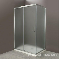 Душевой уголок 1000(987-1000)х800(787-800)хh1850мм, прямоуг., правый/левый, (стекло матовое 5/4мм, фурн.цв.хром), Uno ZZ