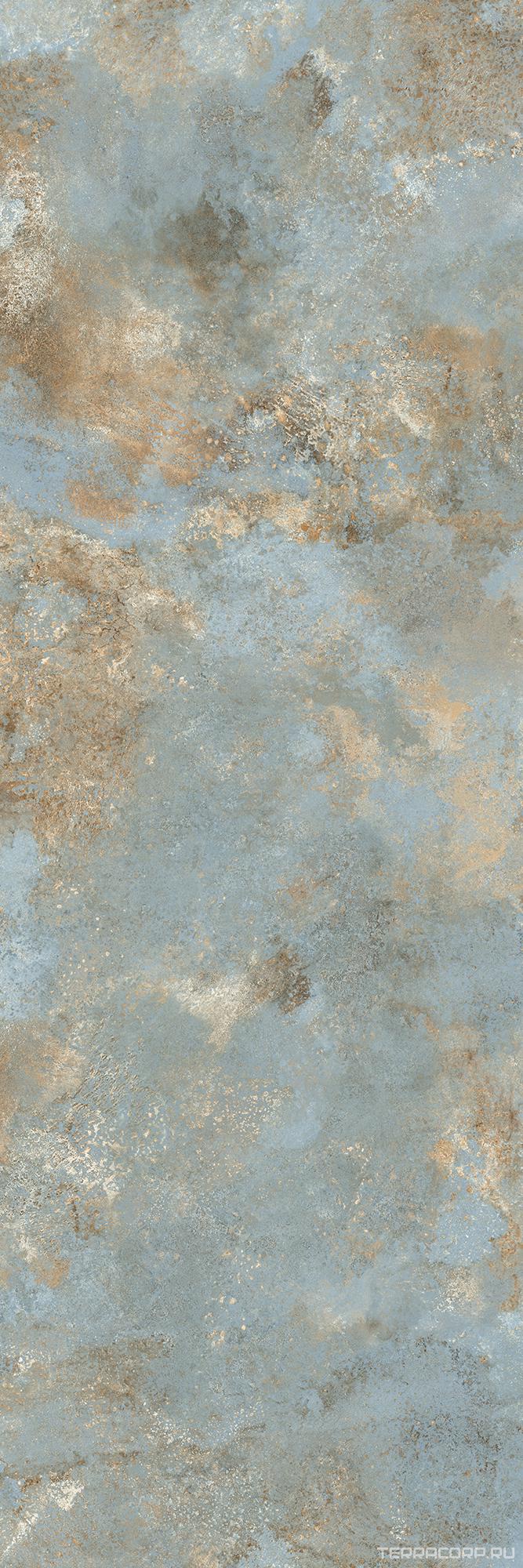 Керамогранит Laminam Rus Ossido Verderame LUX 3,5 mm 100x300 Серый, фото 7