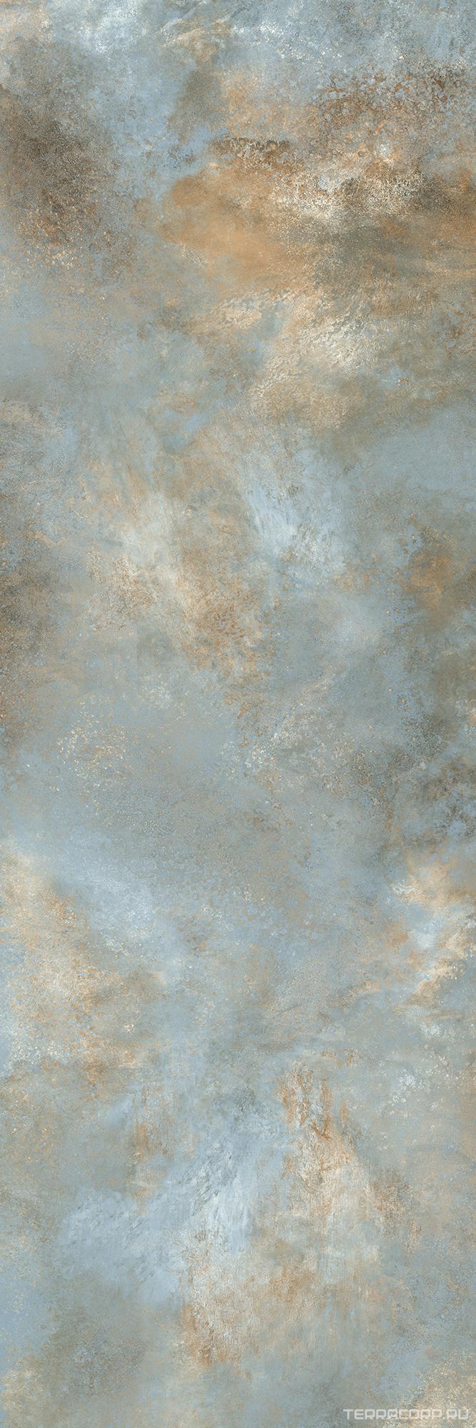 Керамогранит Laminam Rus Ossido Verderame LUX 3,5 mm 100x300 Серый, фото 4