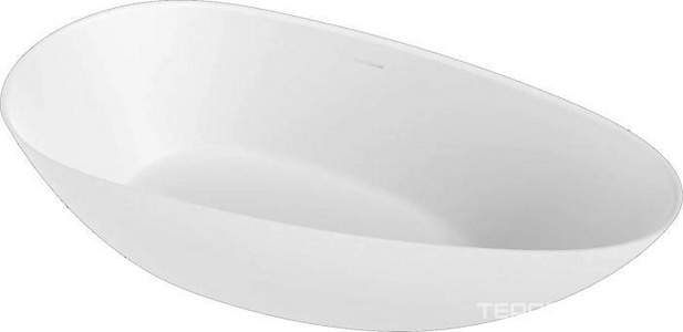 Ванна 1600х770хh570мм, отдельностоящая, литой камень Solix, матовая, нажимн.слив.цв.белый, ОТВЕРСТ.Д/ВЫПУСКА СИФОНА В СТЕНУ,  ZZ Salini Paola 101511SM / белый/ сверление отвертия в борту ванны +5тр к PL