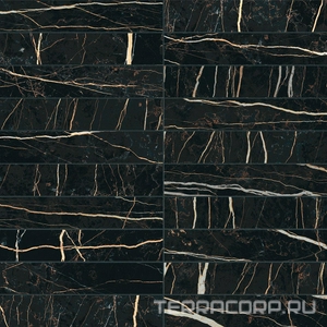Керамогранит Florim Prexious of Rex Prexious Thunder Night Mos. 3x15 Matte 30x30 Черный 