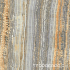 Керамогранит Ariostea Ultra Onici Grey Onyx Vein Cut Lev Silk 6 мм 75x75 Серый 