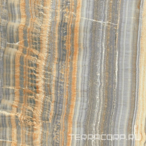 Керамогранит Ariostea Ultra Onici Grey Onyx Vein Cut Lev Silk 6 мм 75x75 Серый 