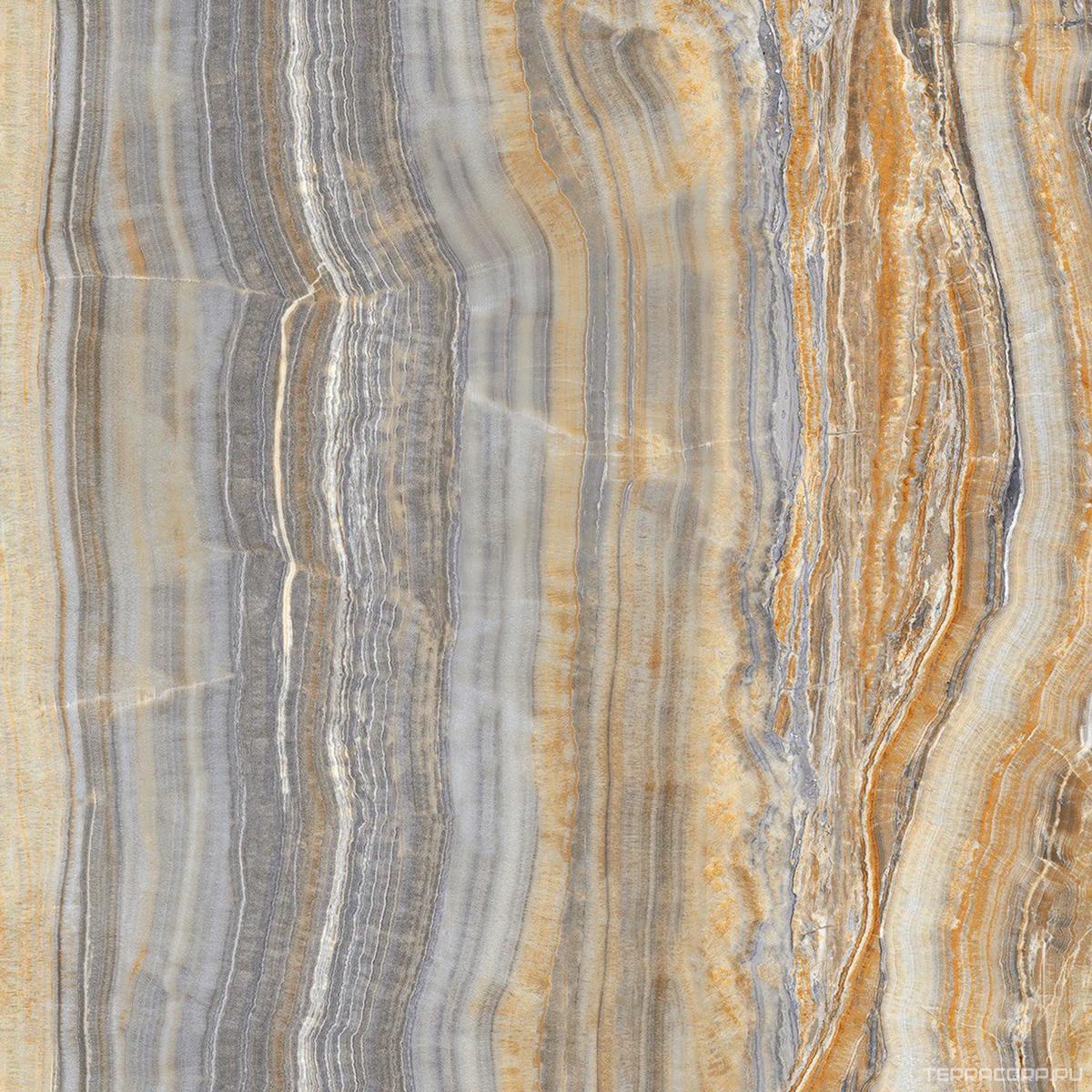 Керамогранит Ariostea Ultra Onici Grey Onyx Vein Cut Lev Silk 6 мм 75x75 Серый, фото 7