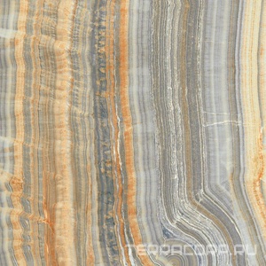 Керамогранит Ariostea Ultra Onici Grey Onyx Vein Cut Lev Silk 6 мм 75x75 Серый 