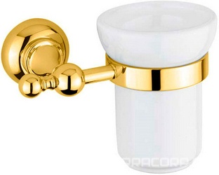 Стакан настенный керамический, (цв.золото), Aphrodite ZZ