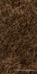 Керамогранит Ariostea Ultra Marmi Dark Emperador Lucidato (Shiny) 6 mm 150x300 Комбинированный 
