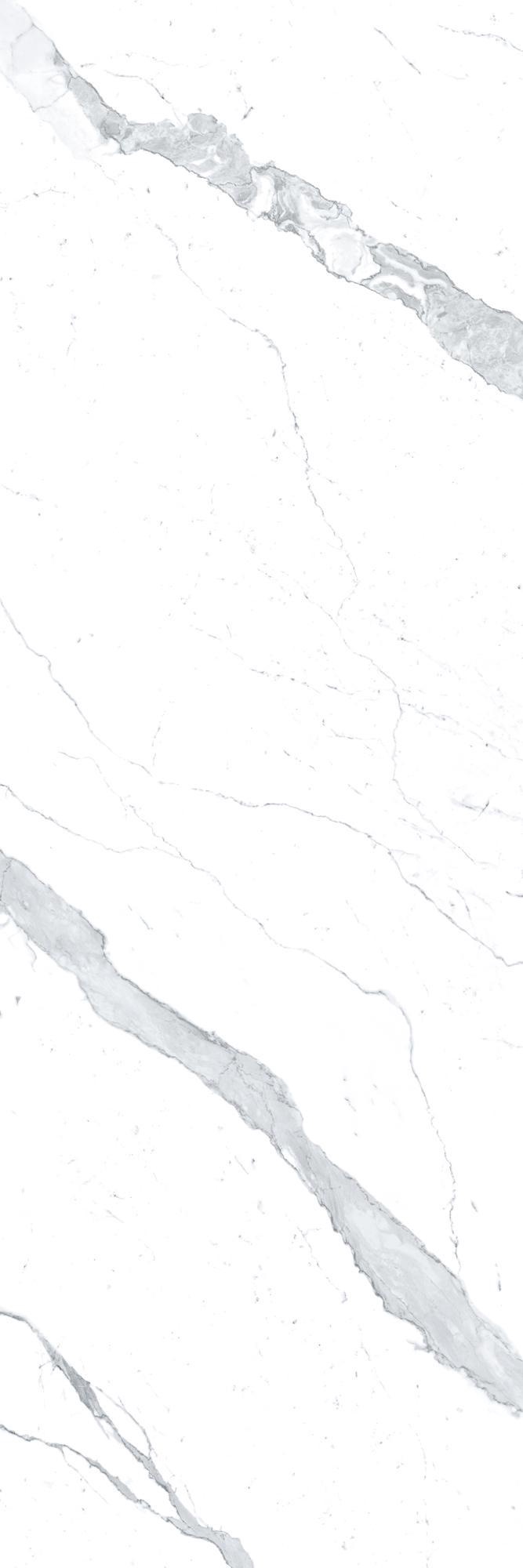 Керамогранит Laminam I Naturali Marmi Bianco Statuario Venato Lucidato 5.6 mm 100x300 Серый, фото 5