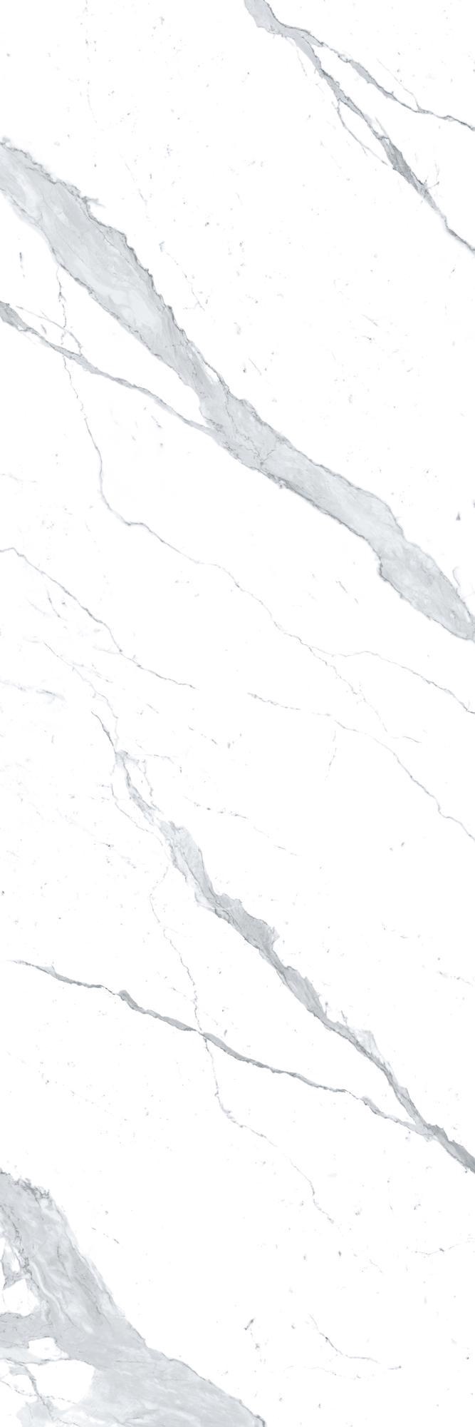 Керамогранит Laminam I Naturali Marmi Bianco Statuario Venato Lucidato 5.6 mm 100x300 Серый, фото 3