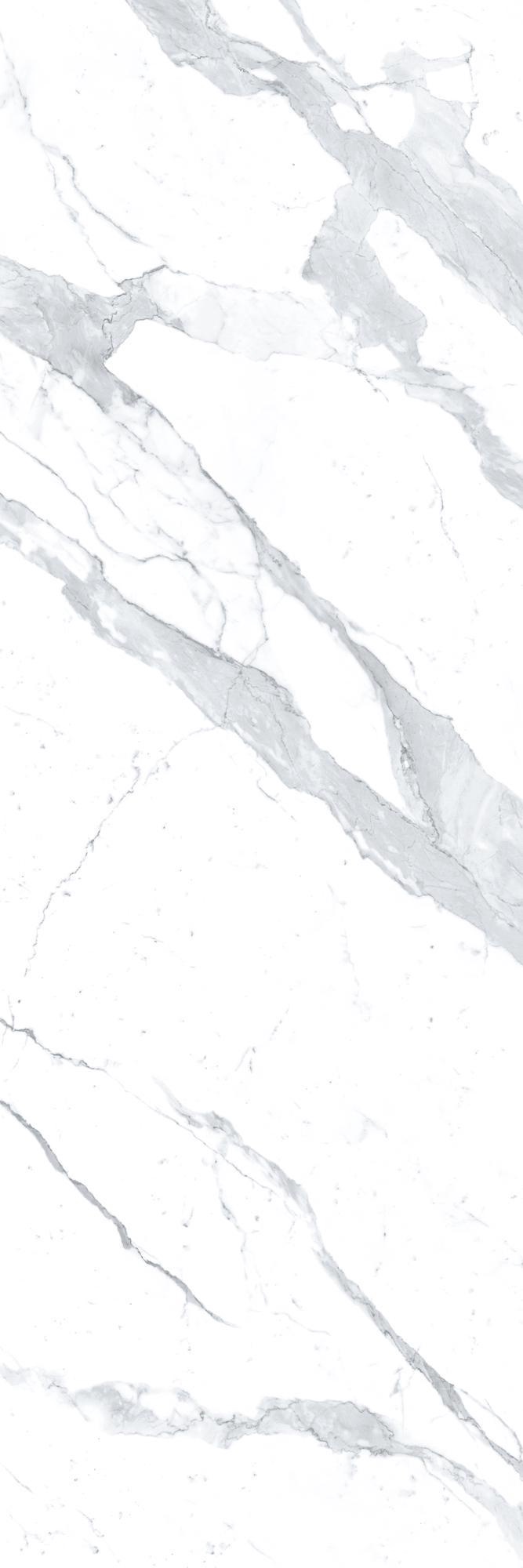 Керамогранит Laminam I Naturali Marmi Bianco Statuario Venato Lucidato 5.6 mm 100x300 Серый, фото 4