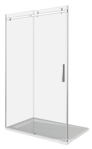 Душевое ограждение "Пуэрта" WTW-130-C,1300 мм  (для Г-образного или от "стены до стены") проф.хром, прозрачн.стекло, БЕЗ поддона, БЕЗ боковой части ZZ Good Door PUERTA ПУ00006