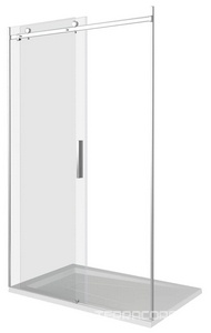Душевое ограждение "Пуэрта" WTW-130-C,1300 мм  (для Г-образного или от "стены до стены") проф.хром, прозрачн.стекло, БЕЗ поддона, БЕЗ боковой части ZZ Good Door PUERTA ПУ00006