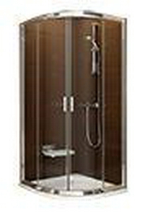 Душевая шторка  80*80, стекло - прозрачное, профиль хром, без поддона AntiCalc ZZ Ravak BLCP4 3B240C00Z1