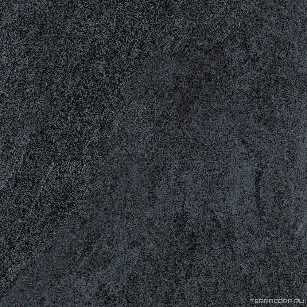 Керамогранит Lea Ceramiche Waterfall Dark Flow Nat RT 90x90 Черный, фото 6