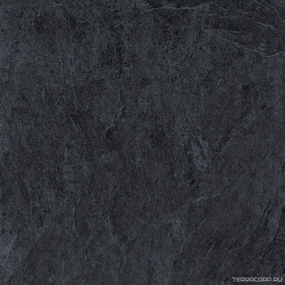 Керамогранит Lea Ceramiche Waterfall Dark Flow Nat RT 90x90 Черный, фото 4