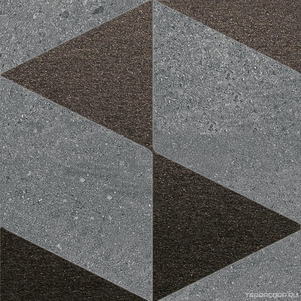 Керамогранит Kerama Marazzi Матрикс Декор серый тёмный 20x20 Серый, фото 3