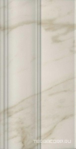 Керамическая плитка Kerama Marazzi Карелли Плинтус  беж светлый обрезной 30x15 Бежевый 