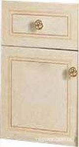 Шкаф дополн. для тумбы под раковину, 25,2х47см, выдв. ящик и распшн. дверь, петли справа, с внутр. ткан. обивкой, ручки цв. золото,  ZZ Labor Legno Hermitage HE 0/9С OROV DX