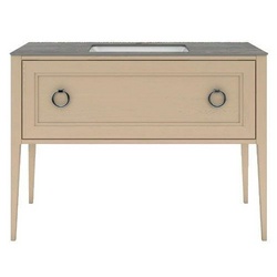 Тумба PLAZA Classic, напольная 120 см, 1 выдвижной ящик, высота 840 мм, цв. капучино XX