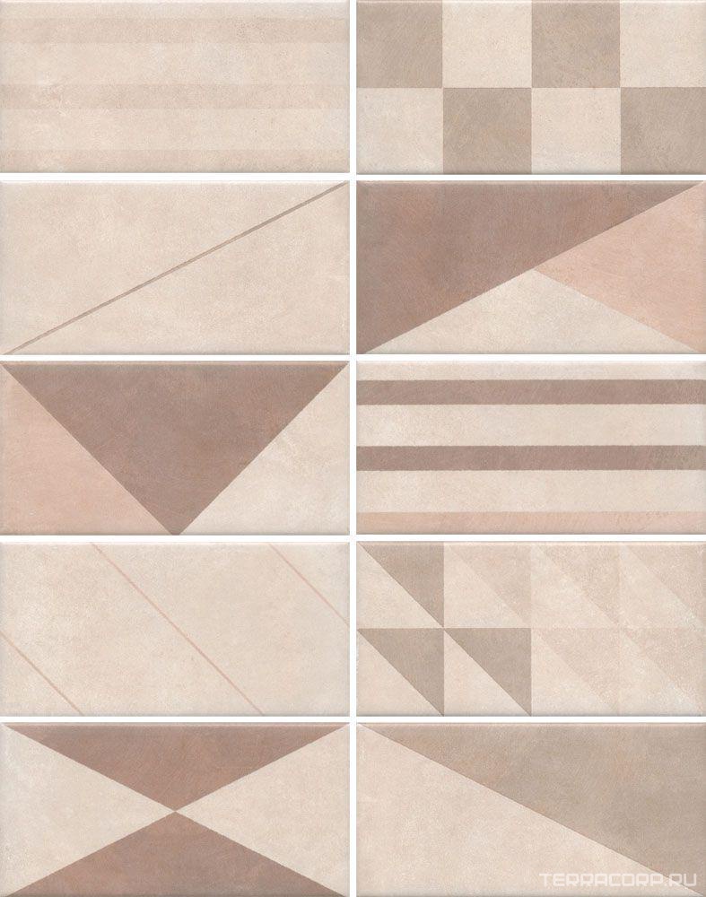 Керамическая плитка Kerama Marazzi Александрия беж светлый микс 9.9x20 Белый, фото 4