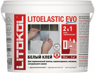 Двухкомп. полиуретановый клей ( комп. А+В) LITOELASTIC  EVO 10 кг.ZZ Litokol LitoElastic EVO n092490