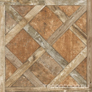 Керамогранит Del Conca Vignoni Loggiato HVG 11 Rett. (п.п.)80x80 Коричневый 