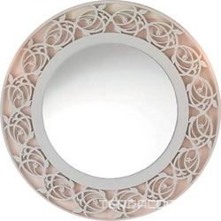 Зеркало 99х99см, круглое в раме, (цв.Foglia Argento), Rotonda Intagliana ZZ