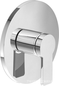 Смеситель для душа встраиваемый в стену (вншняя часть БЕЗ скрытой монтажной коробки Vi-Box арт.TVS00035100000, (цв.хром),  ZZ Villeroy & Boch Architectura TVS103352000