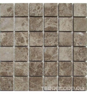 Мозаика Спектр-М Натуральный камень Мозаика из камня на сетке М20-037-48Т 30.5x30.5 Комбинированный 