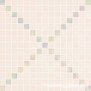 Мозаика Bisazza Декоративные панно Rete Rosa 2x2 32.2x32.2 Бежевый 