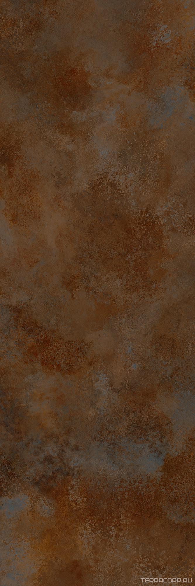 Керамогранит Laminam Rus Ossido Bruno LUX 3,5 mm 100x300 Коричневый, фото 4