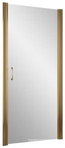 Дверь в нишу , 90*190 см, универсальное, профиль бронза, стекло прозрачное  ZZ Vegas Glass EP EP 90 05 01
