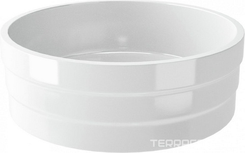 Раковина накладная на столешницу, круглая d45хh11,5см, без отв.д/смесителя,  ZZ Sanindusa Ring 1093900004