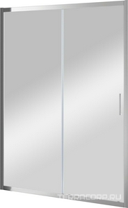 Дверь в нишу 1300 (1270-1320)хh1950мм, сдвижная, правая/левая, вход 535мм,(стекло прозрачное 6мм,фурнит.цв.хром),  ZZ Cezares Molveno MOLVENO-BF-1-130-C-Cr-IV