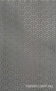 Керамическая плитка Kerama Marazzi Ломбардиа Декор  серый темный 25x40 Серый 