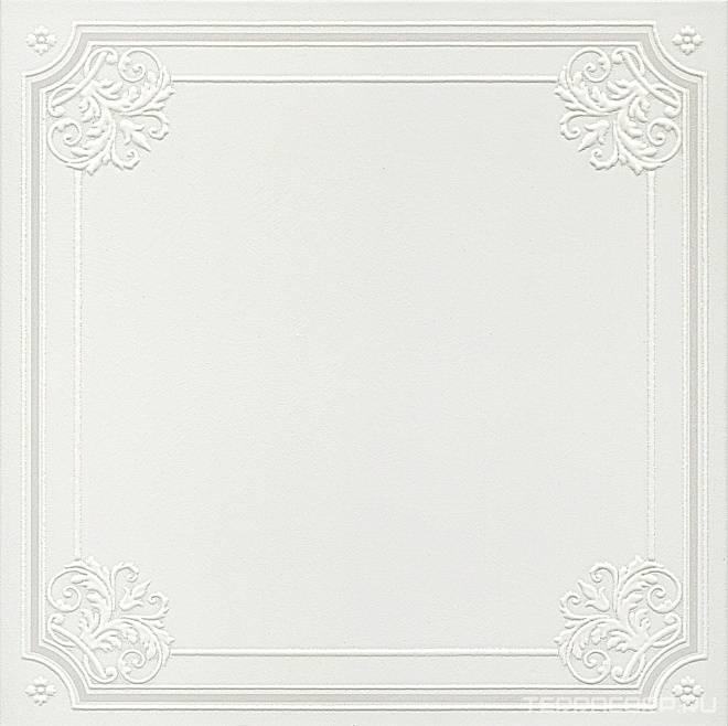 Керамическая плитка Kerama Marazzi Петергоф белый дек. пол 40,2х40,2 XX Белый, фото 3