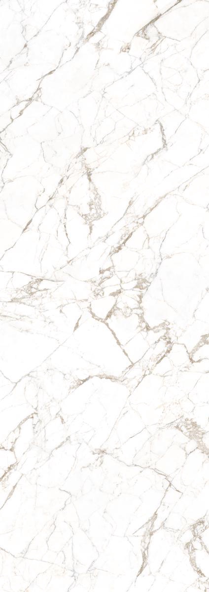 Керамогранит Laminam Rus I Naturali Marmi I Naturali Calacatta Vagli Oro 5.6 mm 100x300 Белый, фото 5
