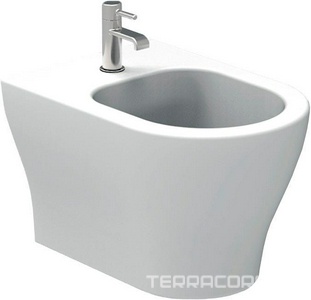 Биде подвесное, 35,5х54см, с 1 отв.д/смесит., крепёж в компл.,  ZZ Hatria Beat Y1ZT01