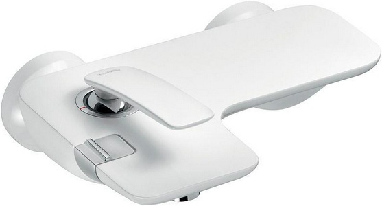 Смеситель для ванны/душа , однорычажный, БЕЗ аксессуаров, белый\хром KLZZ Kludi Balance 524459175