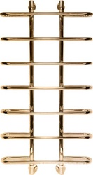 Полотенцесушитель "Л" Вираж 1000*500 мм, подключение 1"*3/4, установочный набор в комплекте, цвет бронза XX