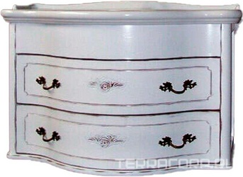 Тумба подвесная 103х54хh62см, (под раковину), с двумя выдв. ящиками, (цв.Avorio francese, ручки 4шт. цв.бронза), крепёж в комп., Armony ZZ