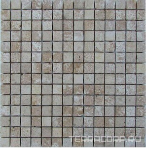 Мозаика Спектр-М Натуральный камень Мозаика из камня на сетке Т20-172-20L 30.5x30.5 Комбинированный 