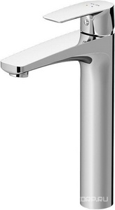 Смеситель для раковины  высокий, БЕЗ донного клапана, цв.хром AMPM Gem F90A92000