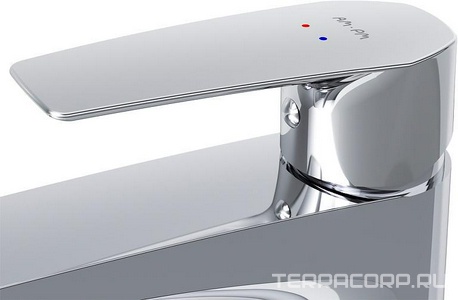 Смеситель для раковины  высокий, БЕЗ донного клапана, цв.хром AMPM Gem F90A92000